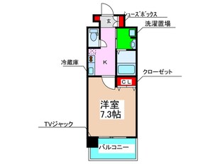 エス・キュート城東中央の物件間取画像